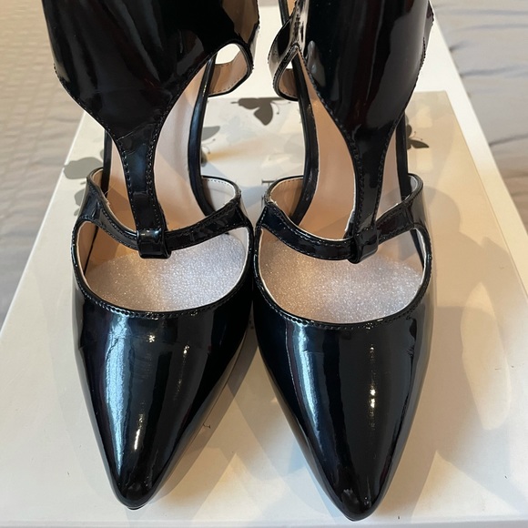 patent stiletto heel court shoes